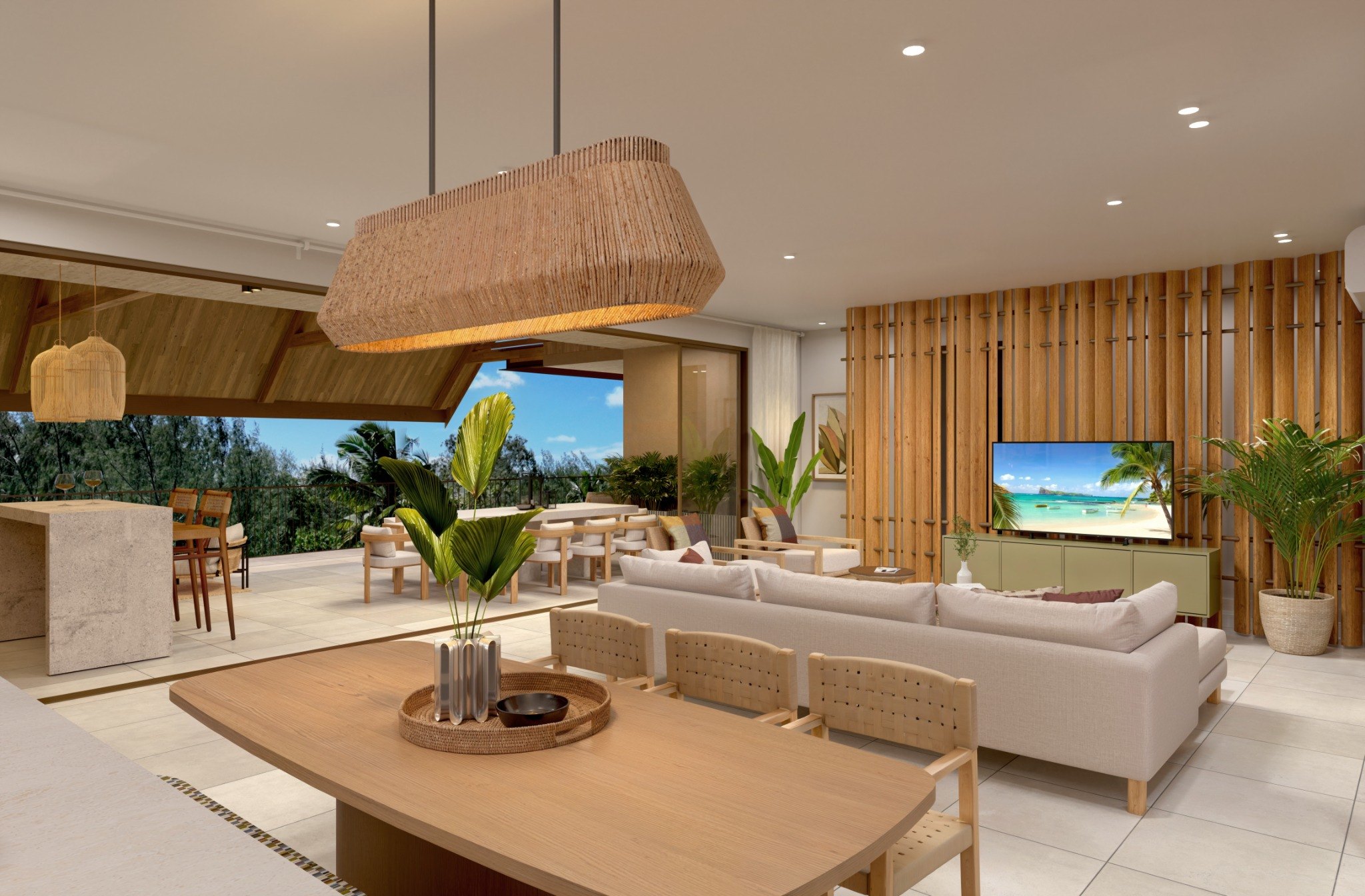 Penthouse interior at Quartier du Levant